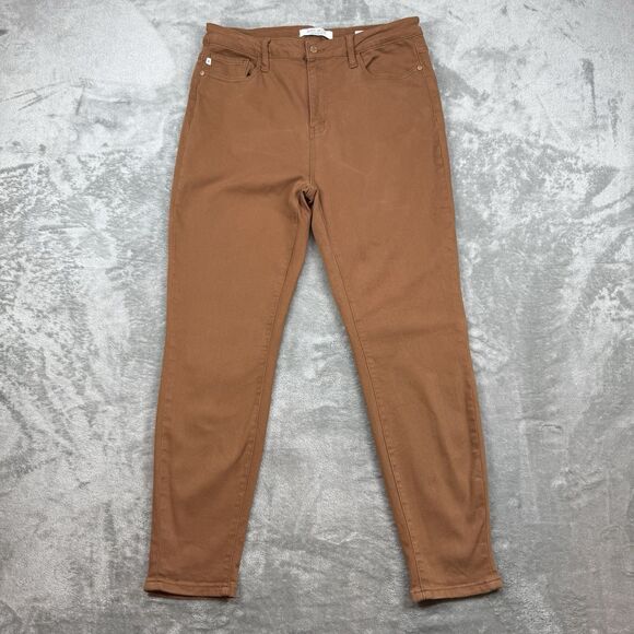 Judy Blue Jeans Womens 15/32 Brown Slim Fit High Rise JB88105 BR - Picture 1 of 10